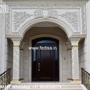 Classic House Design with Elegant Outdoor Lighting No-1564
