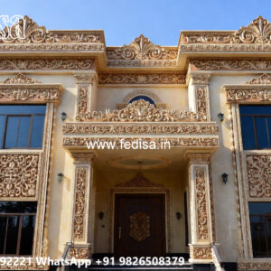 Classic House Design with Elegant Marble Staircase No-1624