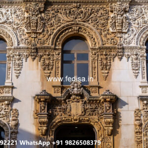Classic House Design with Beautiful Exterior Gardens No-1639