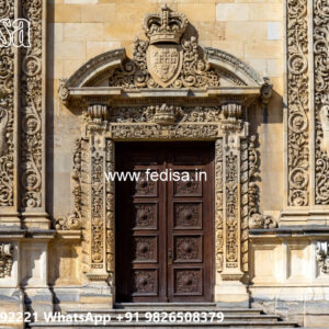 Classic Villa Design with Decorative Pillar Details No-1664