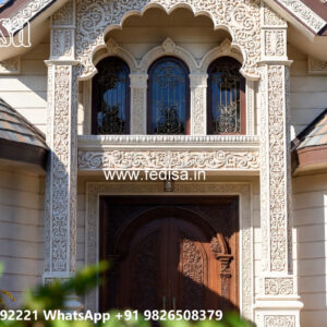 Elegant Classic Villa Design with Grand Entrance No-1678