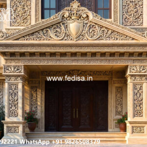 Classic Villa Design with Elegant Front Elevation No-1741