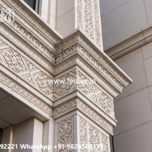 Classic Villa Design with Beautiful Garden Pathways No-1745