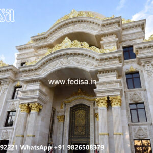 Luxury House Design with Elegant Front Yard Ideas No-1912