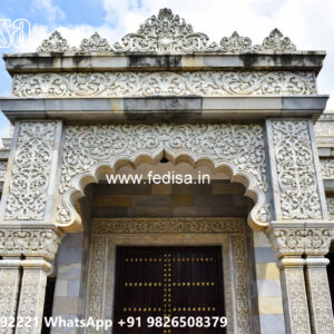 Luxury House Design with Grand Entrance Door Ideas No-1914