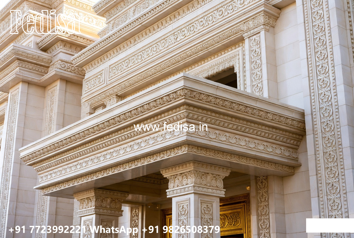 Classic House Design with Decorative Pillar Concepts No-1973