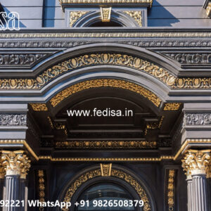 Classic House Design with Elegant Outdoor Lighting No-2014