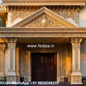 Classic House Design with Beautiful Exterior Walls No-2034