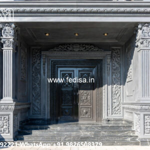 Classic House Design with Beautiful Garden Decor No-2044