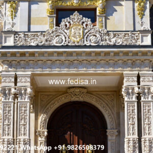 Classic Villa Design with Decorative Iron Railings No-2156