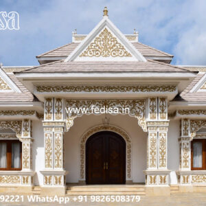 Classic Villa Design with Elegant Outdoor Garden No-2213