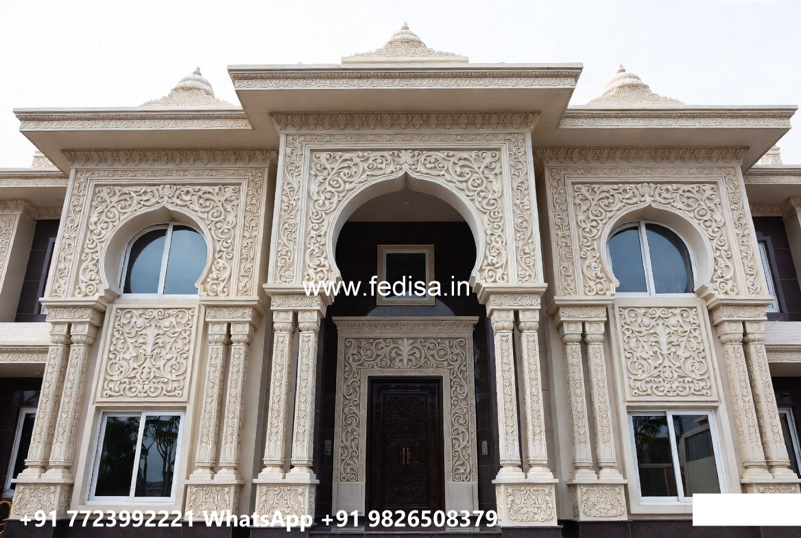 Classic House Design with Stunning Roof Architecture No-2425