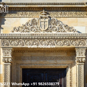 Classic House Design with Grand Entrance Ideas No-2426