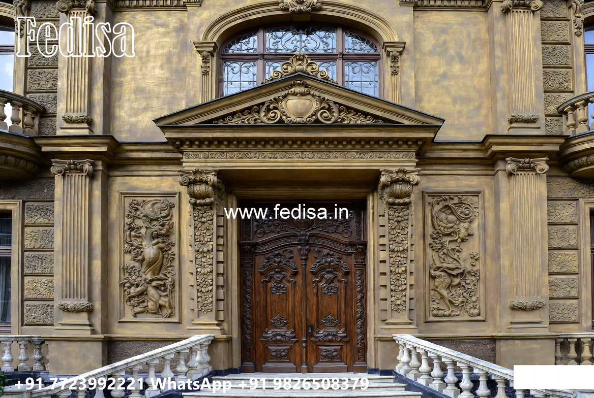 Beautiful Classic House Design with Elegant Details No-2444