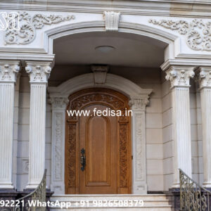 Classic House Design with Elegant Courtyard Ideas No-2456