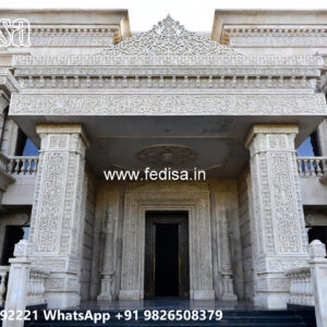 Classic House Design with Beautiful Stone Cladding No-2467