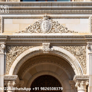 Classic House Design with Beautiful Garden Decor No-2494