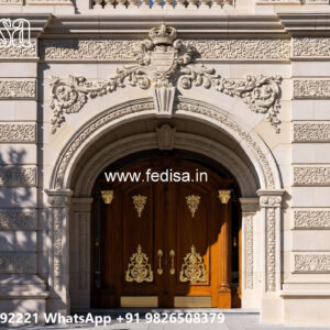 Classic House Design with Elegant Exterior Lighting No-2499