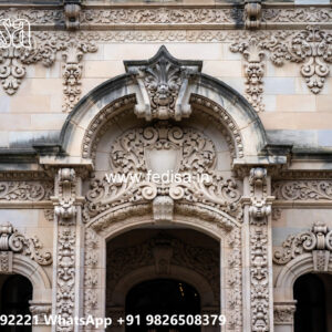 Classic House Design with Decorative Entry Door Ideas No-2517
