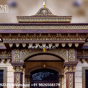 Classic House Design with Traditional Decorative Details No-2548