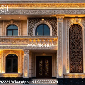 Elegant Classic Villa Design with Marble Finishes No-2565