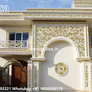Classic Villa Design with Elegant Staircase Ideas No-2569