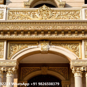 Classic Villa Design with Decorative Wall Textures No-2596
