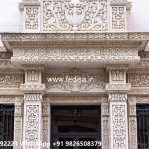 Classic Villa Design with Beautiful Front Yard Ideas No-2597