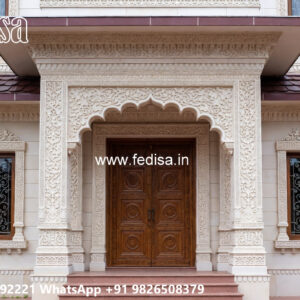Classic Villa Design with Stylish Outdoor Lighting No-2601