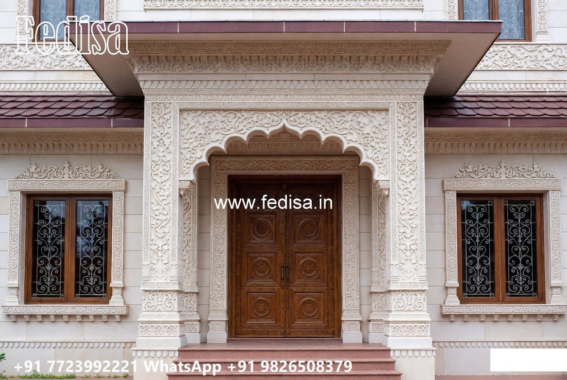 Classic Villa Design with Stylish Outdoor Lighting No-2601
