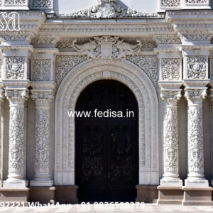 Classic Villa Design with Beautiful Balcony Railings No-2623