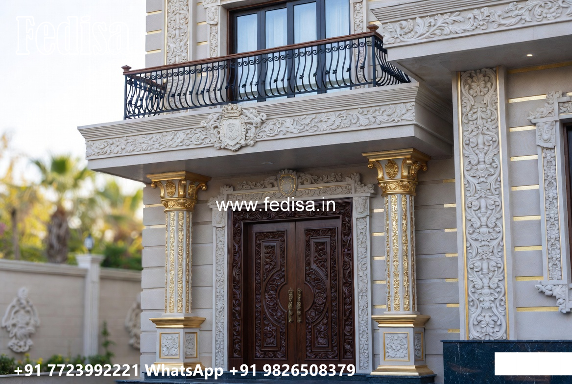 Classic Villa Design with Elegant Hallway Concepts No-2625