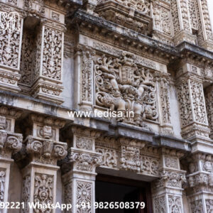 Classic Villa Design with Decorative Stone Cladding No-2674