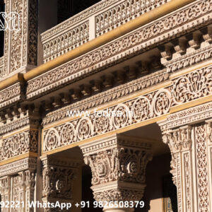 Classic Villa Design with Beautiful Marble Details No-2690