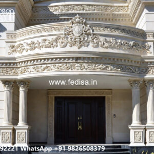 Classic Villa Design with Stylish Front Garden No-2693
