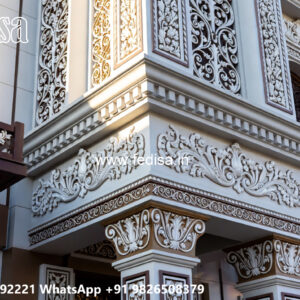 Luxury House Design with Modern Balcony and Terrace No-2714