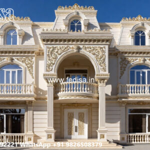 Luxury House Design with Beautiful Stone Exterior No-2822