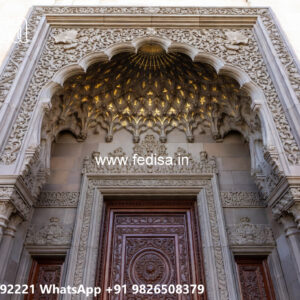 Classic House Design with Grand Entrance Ideas No-2876