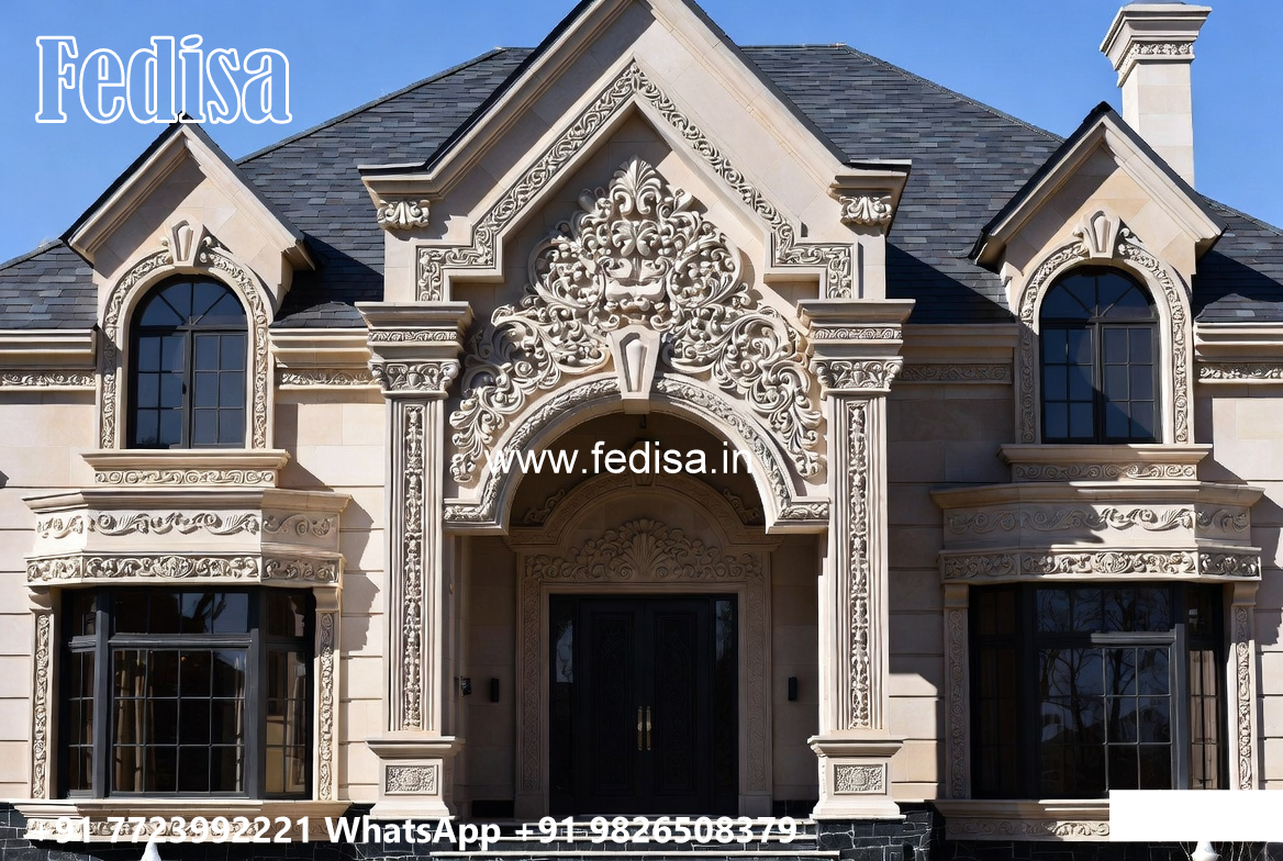 Beautiful Classic House Design with Elegant Details No-2894