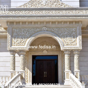 Classic House Design with Elegant Outdoor Lighting No-2914