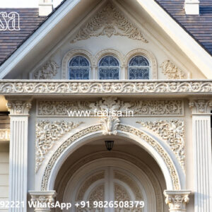 Classic House Design with Royal Decorative Details No-2926
