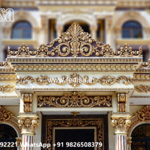 Classic House Design with Decorative Iron Railings No-2936