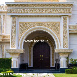 Classic House Design with Beautiful Garden Decor No-2944