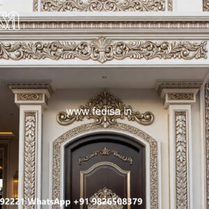 Classic House Design with Rich Marble Decor No-2956