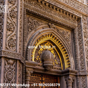 Classic Villa Design with Decorative Pillar Details No-3014