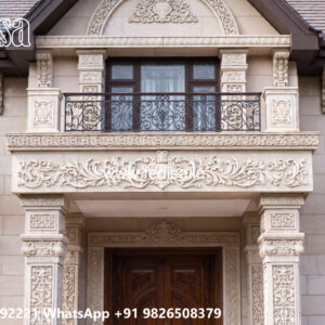 Classic Villa Design with Stylish Marble Flooring No-3032