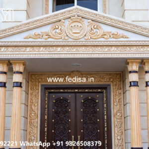 Classic Villa Design with Elegant Home Entrance No-3049