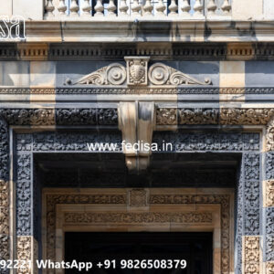 Classic Villa Design with Decorative Iron Railings No-3056