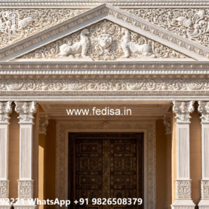 Classic Villa Design with Beautiful Balcony Railings No-3073