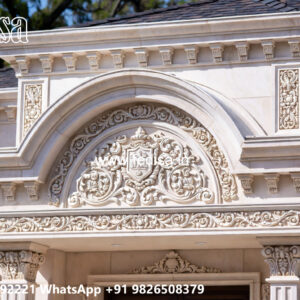 Classic Villa Design with Beautiful Garden Pathways No-3095